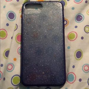 Kate spade purple glitter ombré case iPhone 7 Plus